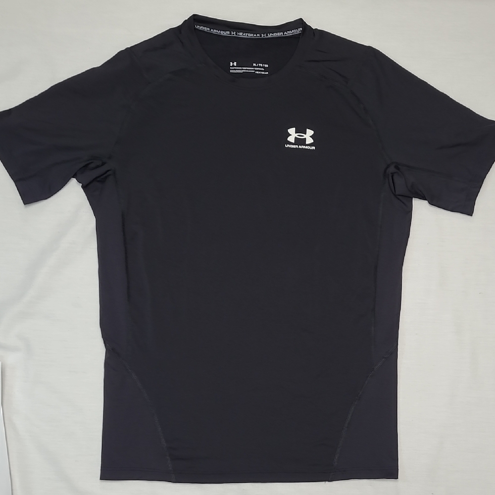 Under Armour Heatgear Compression Black Men’s Tech Graphic Short Sleeve Shirt XL